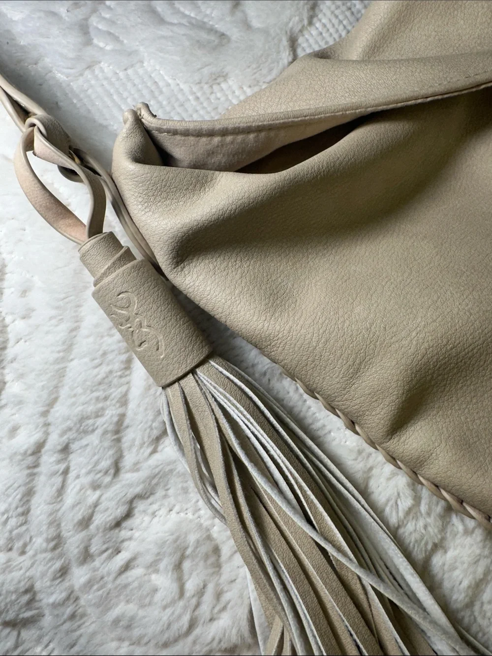 Browning beige Hobo conceal and carry shoulder Bag with Braided Detail